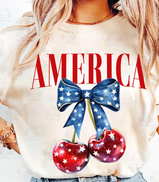 America Bow w/ Cherries