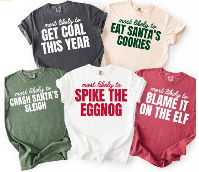 Christmas Family Shirts - Made to order